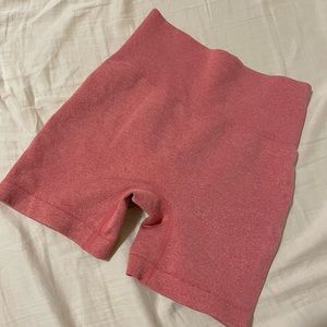 pink biker shorts size S